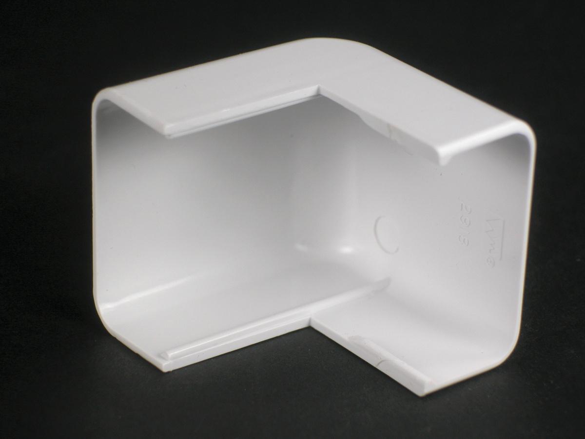 Wiremold® WMD2918 External Non-Metallic Raceway Elbow, 90 deg Bend, 3/4 x 1-1/2 in OD, PVC