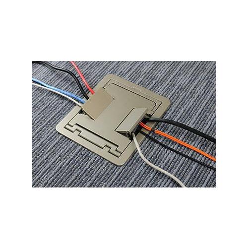Wiremold® 2HUB RFB Conduit Transition Hub, For Use With RFB4E, RFB6 and RFB6E Series Multi-Service Steel Recessed Floor Box, 2 in Knockout, Steel