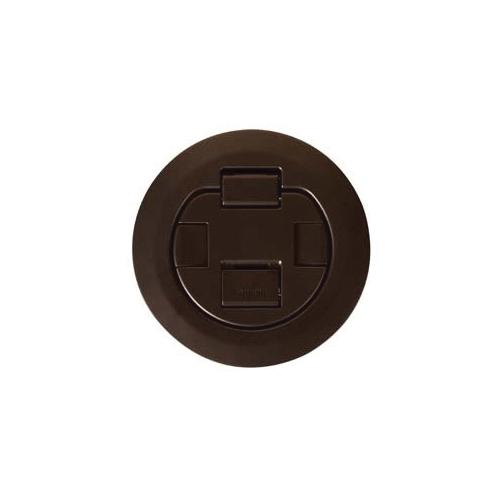 Wiremold® 4ATP2RBZ Evolution™ Series Pre-Wired Dual Service Fire Rated Recessed Poke-Thru Flush Style Assembly, 4 in Hole, 1 Gang, 25 cu-in Capacity