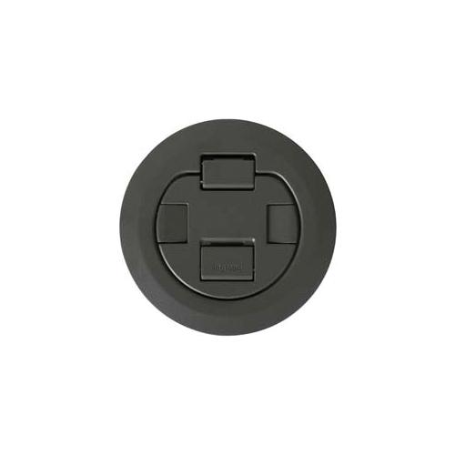 Wiremold® 4ATP2RGY Evolution™ Series Pre-Wired Dual Service Fire Rated Recessed Poke-Thru Flush Style Assembly, 4 in Hole, 1 Gang, 25 cu-in Capacity