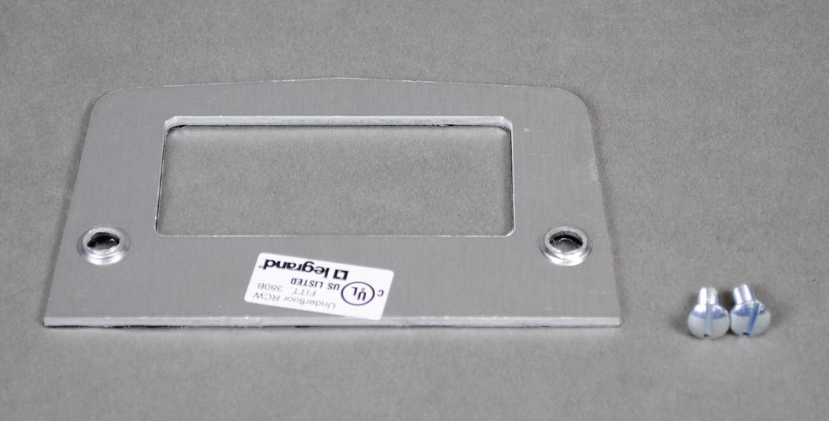 Wiremold® 500-GFI Faceplate, 4-1/2 in L x 2-5/8 in W, Die Cast Aluminum