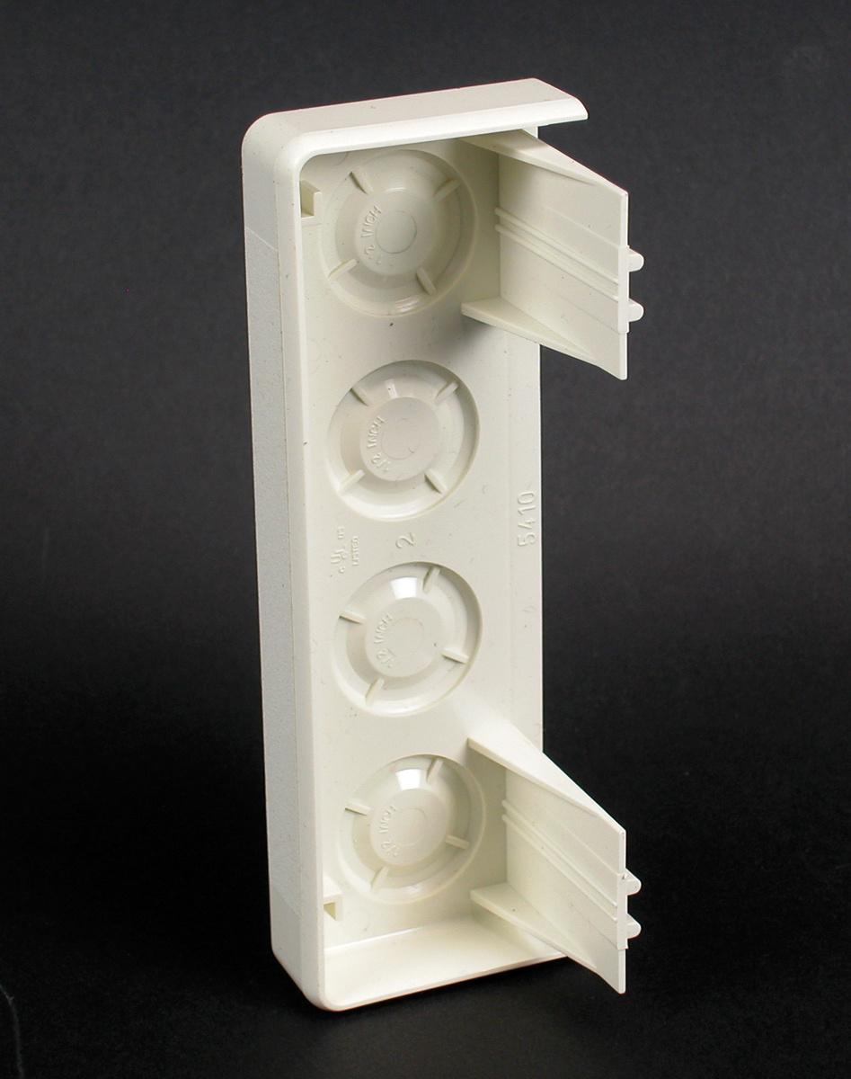 Wiremold® WMD5410-WH Blank End Fitting, For Use With 5400 Series Raceway, PVC, White