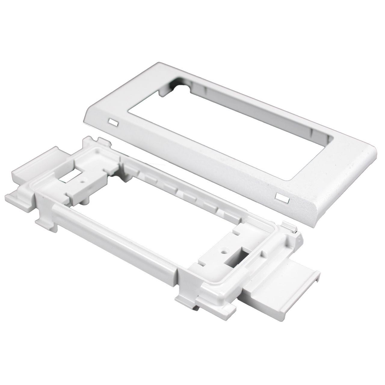 Wiremold® WMD5450TWH 5400 Snap Device Bracket Fitting, For Use With 5507 Series Faceplates, 4-7/8 in Dia, 600 V AC, PVC, White