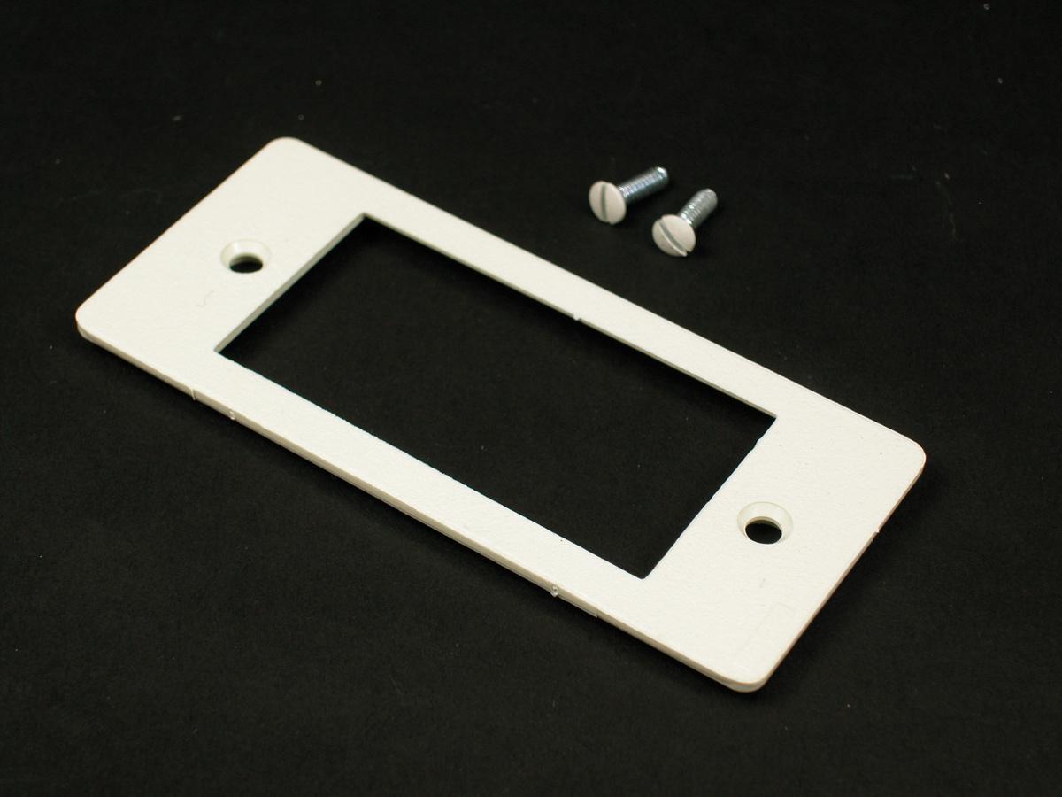 Wiremold® WMD5507AD-WH Non-Metallic Modular Furniture Adapter, For Use With 5507 Multi-Channel 600 V AC Raceway, PVC