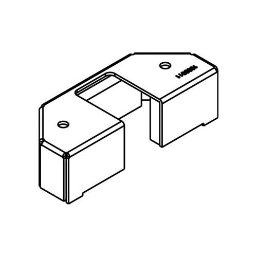 Wiremold® 5PTHA Evolution™ 6AT 1/2-Gang Multi-Service Bottom Housing Assembly, 6 in Hole, For Use With 6AT Series Poke Through Device