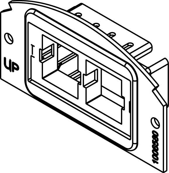 Wiremold® 682A Unassembled Device Mounting Plate, 1/2 Gangs