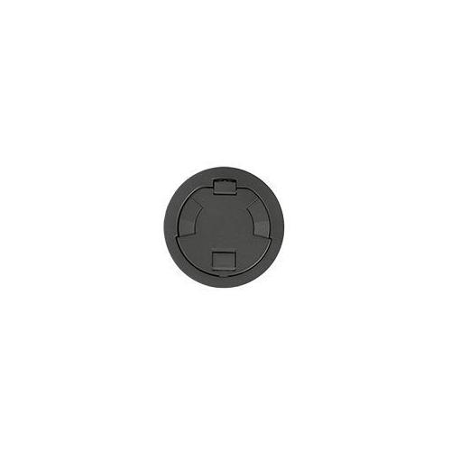 Wiremold® 6CT2GY Evolution™ 6AT Flush Style Recessed Poke-Through Cover Assembly, 7-1/4 in Dia, Die Cast Aluminum