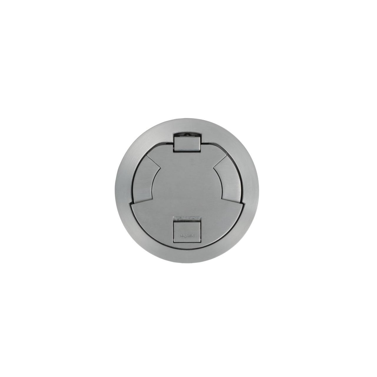 Wiremold® 6CT2AA Evolution™ 6AT Flush Style Recessed Poke-Through Cover Assembly, 7-1/4 in Dia, Die Cast Aluminum