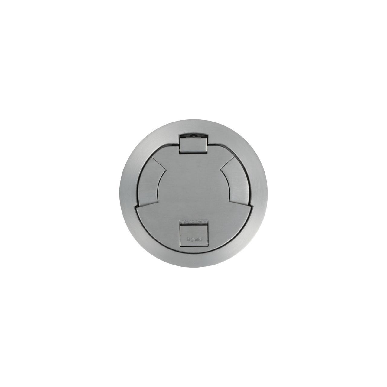 Wiremold® 6CTC2AA Evolution™ 6AT Recessed Surface Style Poke-Through Cover Assembly, 7-1/4 in Dia, Die Cast Aluminum