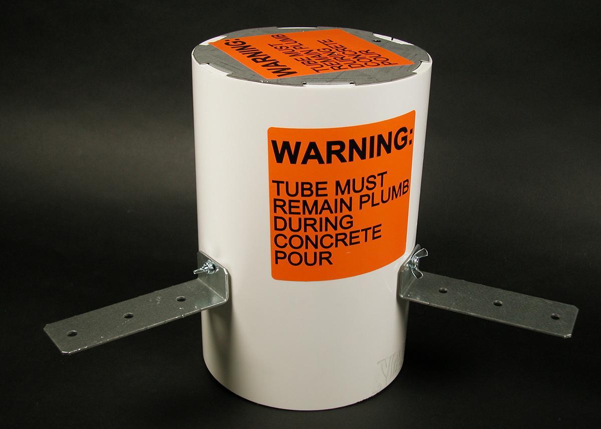 Wiremold® 6PPS Non-Metallic Pre-Pour Poke-Through Sleeve, For Use With Evolution™ 6AT Poke-Thru Device, Intumescent Fire Barrier Insulation, Through Floor Mount, Black/Brass/Bronze/Gray/Nickel