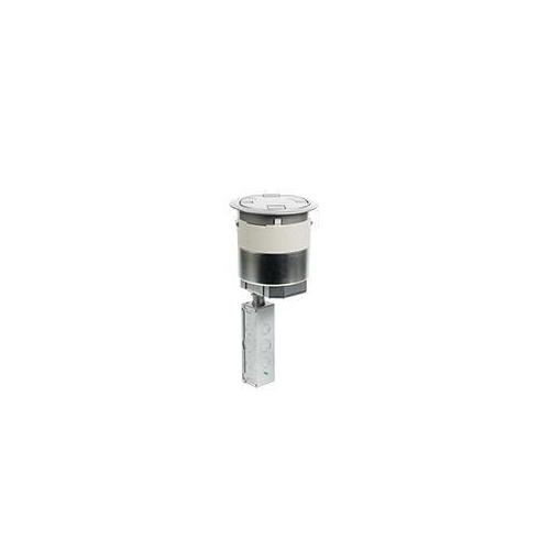 Wiremold® Evolution 6STC 6AT Multi-Service Unwired Recessed Poke-Through Assembled Device With Disposable Plate, 6 in Hole