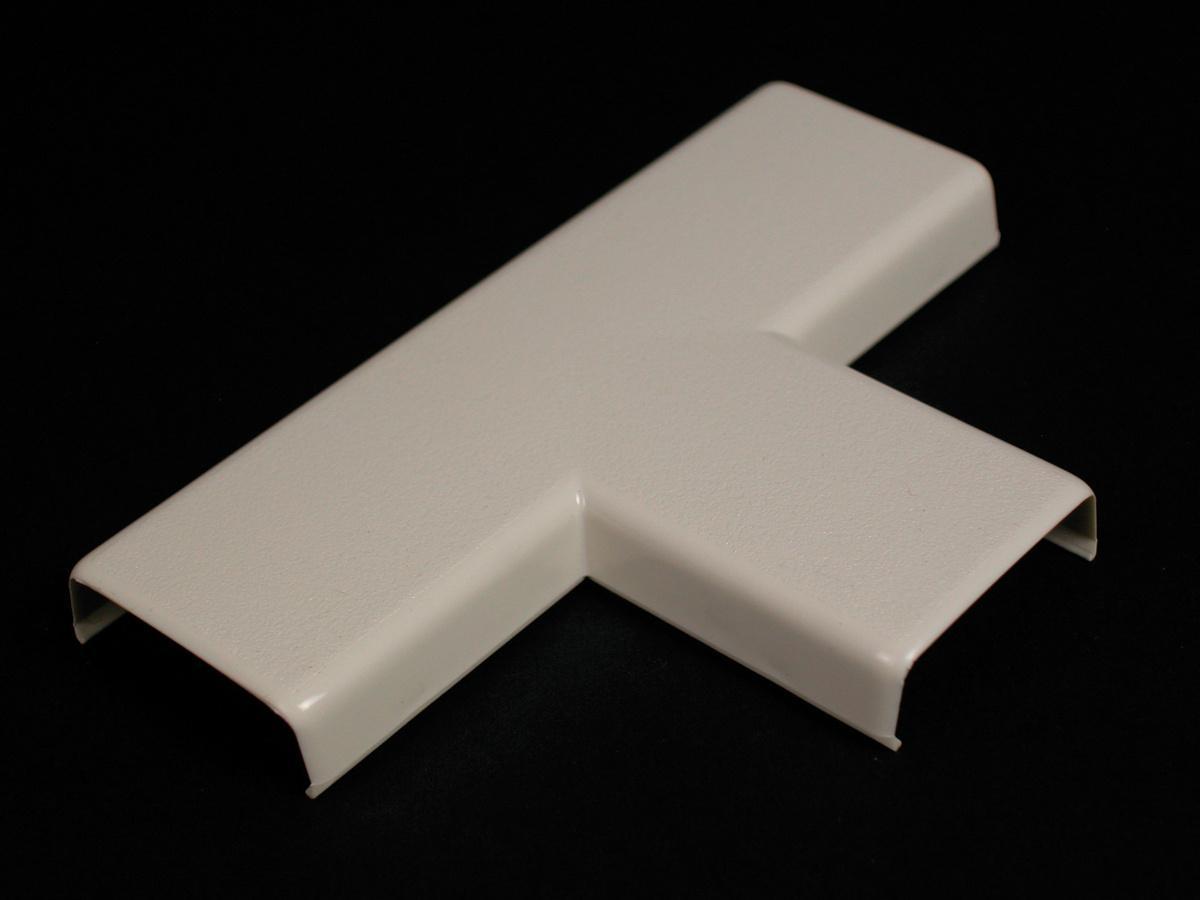 Wiremold® WMD815 1-Channel Raceway Tee Fitting, 7/16 x 1-5/16 in OD, For Use With 400, 800, 2300 and 2300D Series Raceway, PVC, Ivory