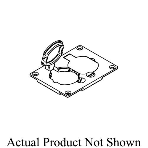 Wiremold® 828R-TCAL-BZ Duplex Receptacle Cover Plate, 3-5/16 in L x 4-5/16 in W, Die Cast Aluminum