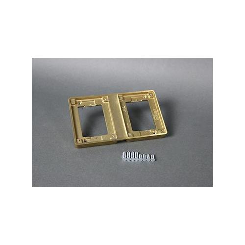 Wiremold® Omnibox™ 828TAL 2-Gang Tile Flange, 4.55 in L, Aluminum
