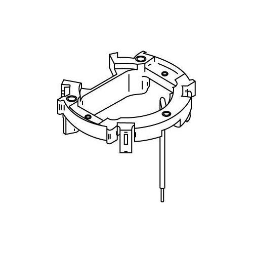 Wiremold® Ratchet-Pro™ 881ADP Floor Box Adjusting Ring, 4 in W, PVC