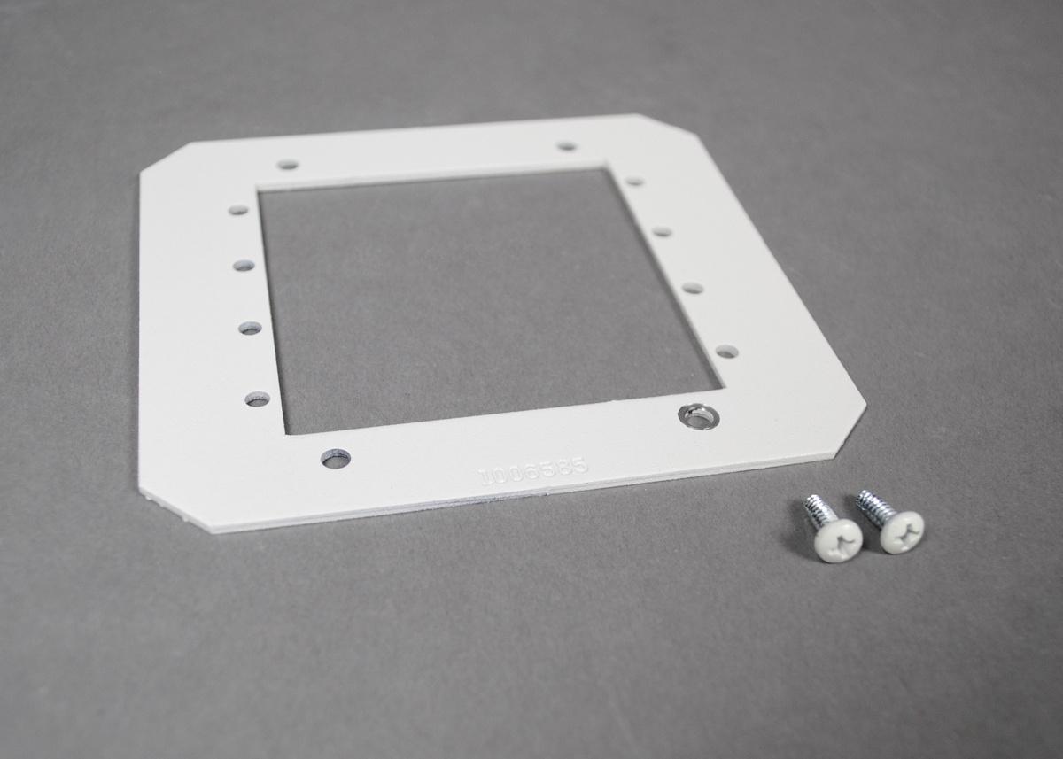 Wiremold® 8AAP Center Mount Unassembled Device Plate, 2 Gangs