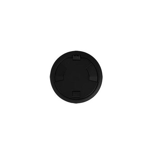 Wiremold® 8ATC2PCRBK Evolution™ Series Fire Classified Multi-Service Prewired Recessed Poke-Through Assembly With Surface Style Cover, 8 in Hole, 5 Gangs, Aluminum/Plastic/Steel