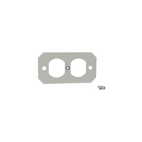Wiremold® Evolution 8DP 1-Gang Multi-Service Device Mounting Plate, For Use With Evolution™ 8AT Series Poke Through Device, Black/Brass/Bronze/Gray/Nickel