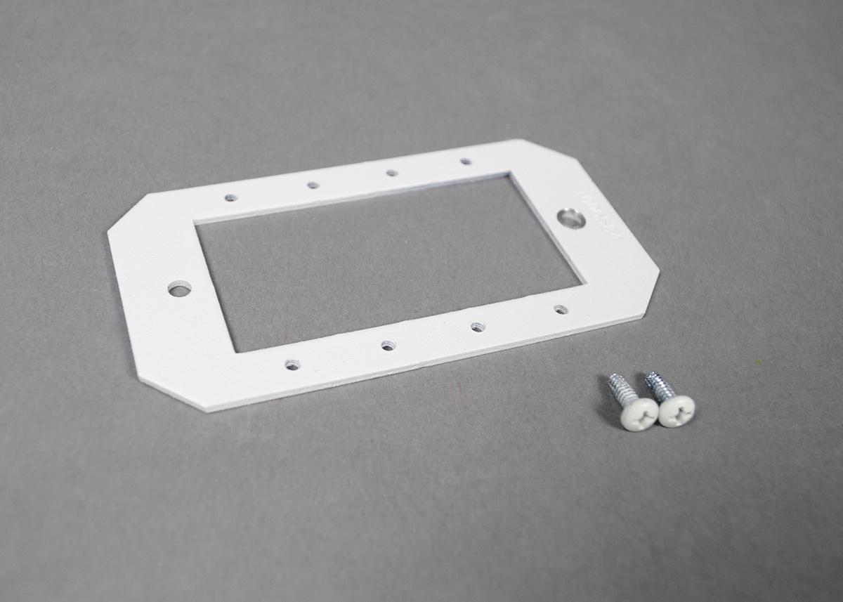 Wiremold® 8MAAP Center Mount Unassembled Device Plate, 1 Gangs