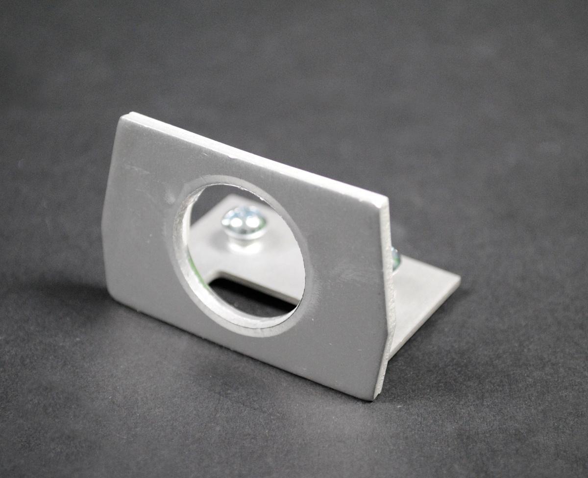 Wiremold® AL2410B2 Raceway End Fitting, For Use With Plugmold®AL2400 Series Raceway, Aluminum