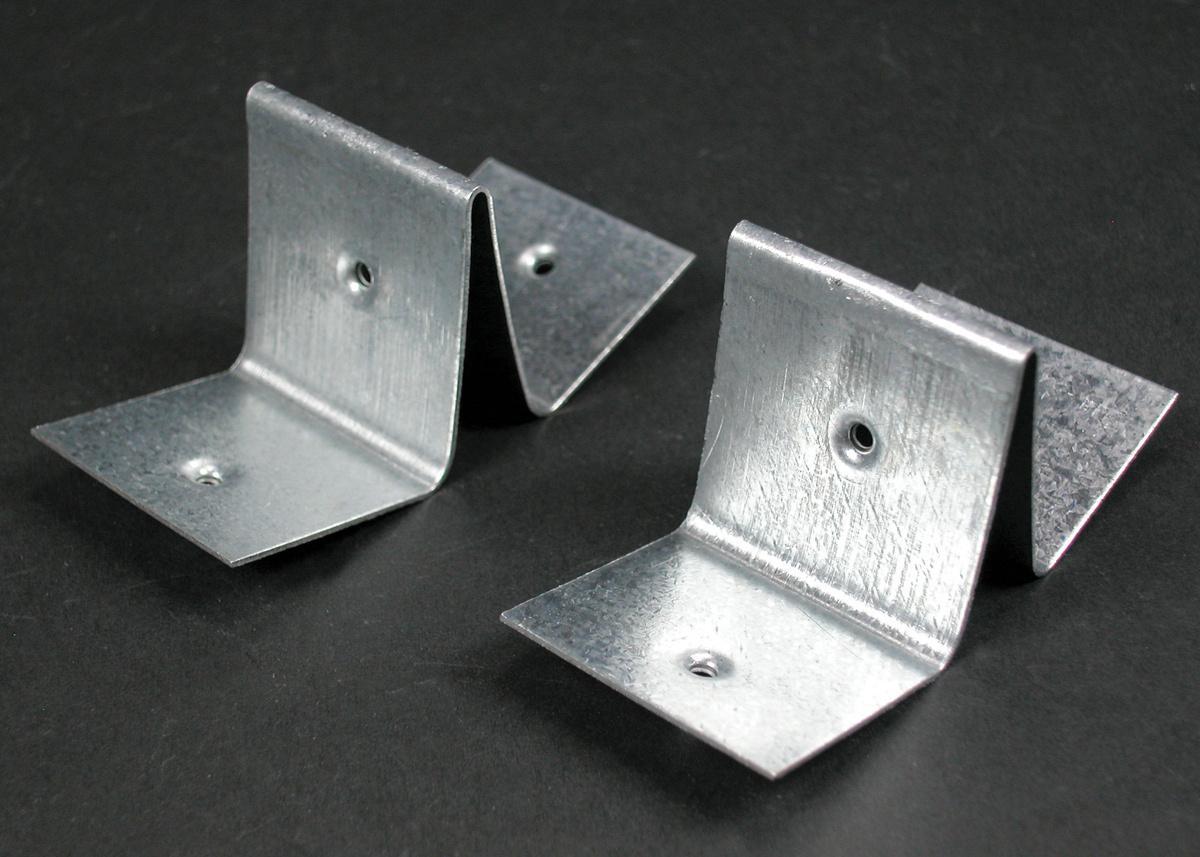 Wiremold® AL3301D AL Series Divider Clip Fitting, For Use With AL3300 Series Raceway, Steel, Satin Anodized