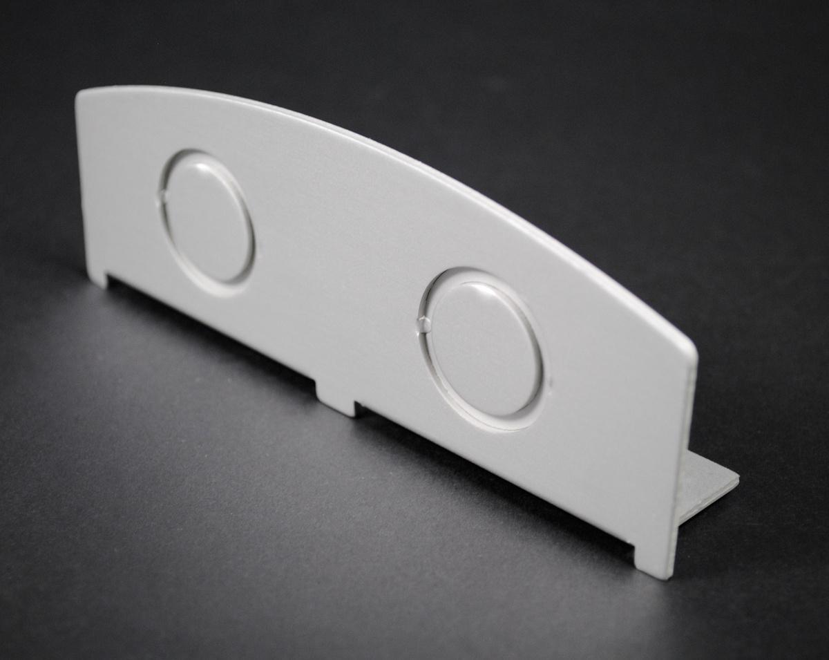 Wiremold® ALDS4010A Full Capacity Entrance End Fitting, For Use With ALDS4000 Series Raceway, Aluminum
