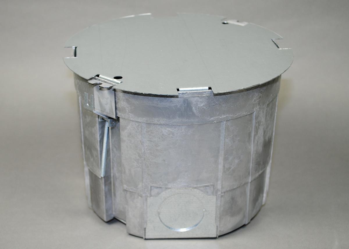 Wiremold® FloorSource™ CRFB2 Floor Box, Die Cast Aluminum, 2 Gangs, 3 Knockouts, 5-7/8 in H