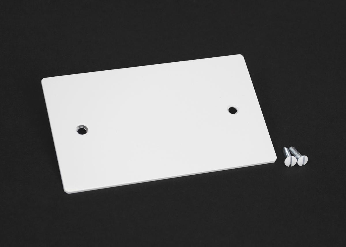 Wiremold® Evolution EFB-B Evolution™ Blank Device Plate, 4-1/2 in L x 2-3/4 in W, 6 Gangs, Steel