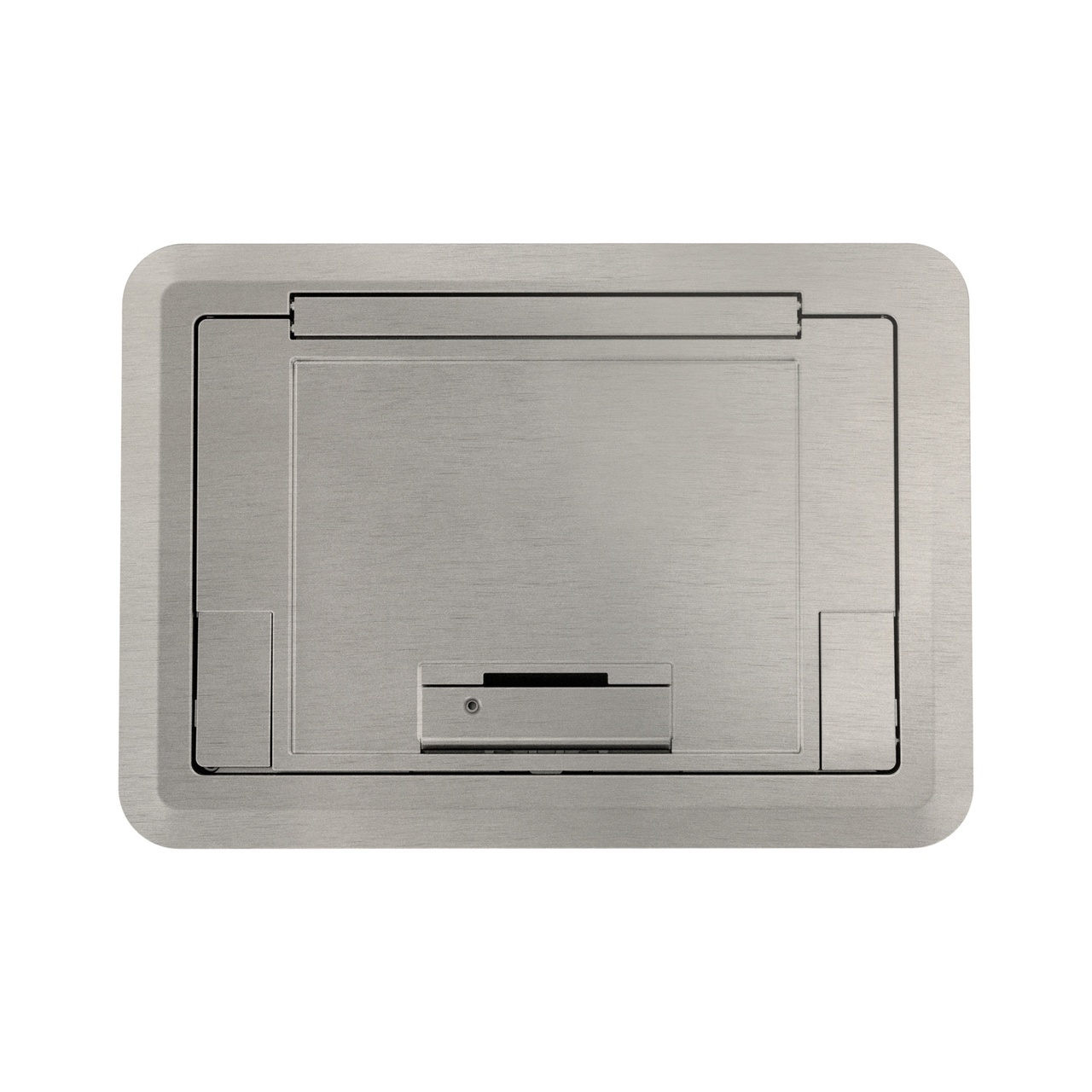 Wiremold® EFB45CTCSN EFB45 Surface Style Cover, 13.875 in L x 9.875 in W x 0.25 in D, Flush Cover, Die-cast Aluminum