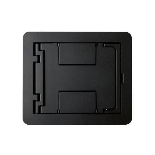 Wiremold® FloorPort FPBTCBK Blank Cover Assembly, 6-1/2 in L x 7-3/4 in W, Die Cast Aluminum