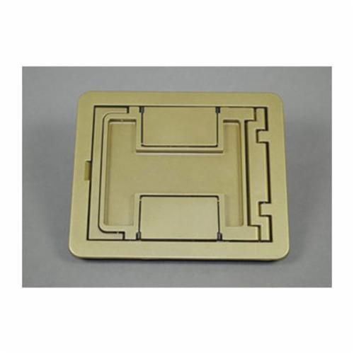 Wiremold® FloorPort FPCTCBZ Cutout Cover Assembly, 6-1/2 in L x 7-3/4 in W, Die Cast Aluminum