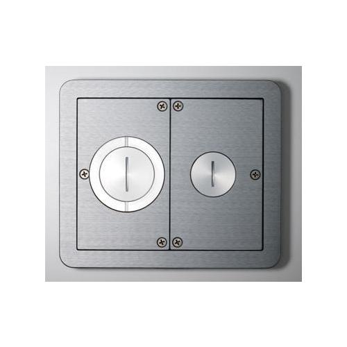 Wiremold® FPFFTCAL FloorPort™ Series Furniture Feed Flanged Cover Assembly, 1 in Dia, 6-1/2 in L x 7-3/4 in W, Die Cast Aluminum