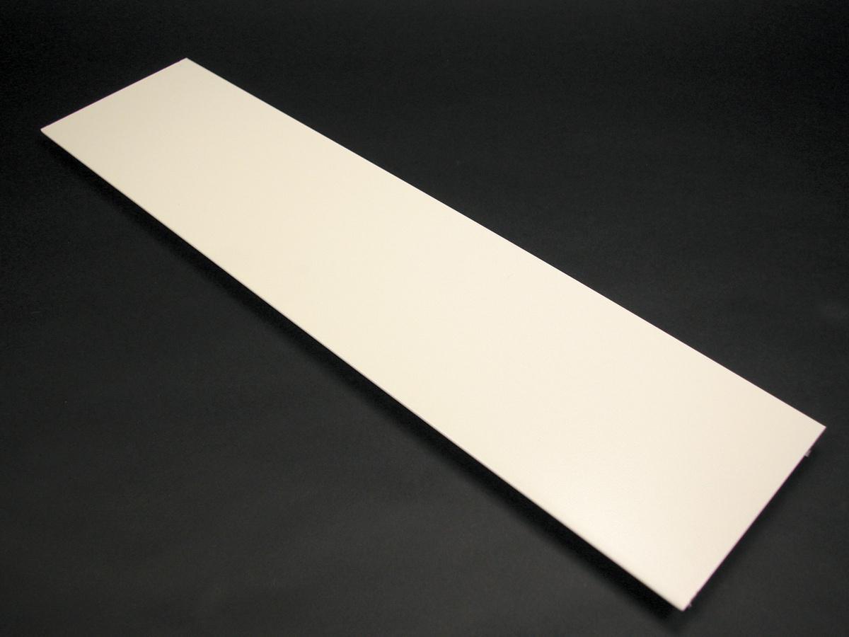 Wiremold® G4000C075 Pre-Cut Raceway Cover, 7-1/2 in L, Steel, Gray/Ivory