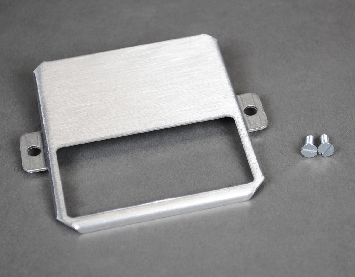 Wiremold® M-GFI GFI Unassembled Modular Faceplate, 3-5/16 in L x 3 in W, Aluminum