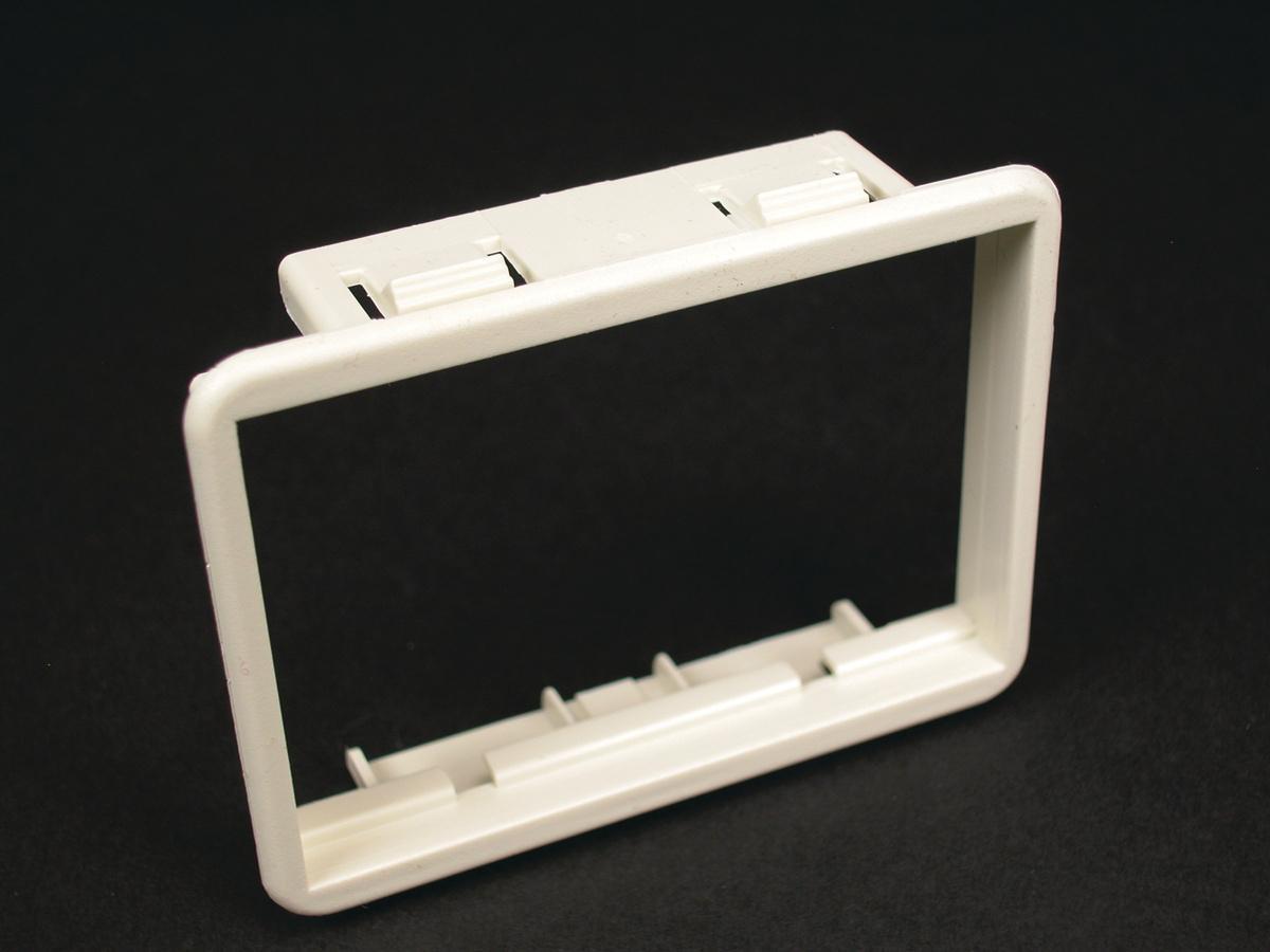 Wiremold® Ortronics® MAB3S2 CM Series 6A Communication Module Adapter Bezel, Snap-Fit Mount