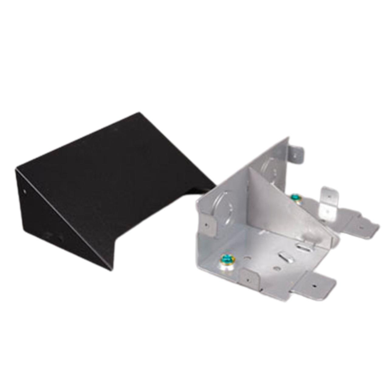 Wiremold® OFR10A Overfloor Entrance End Fitting, For Use With OFR Series Overfloor Raceway System, Steel, Black