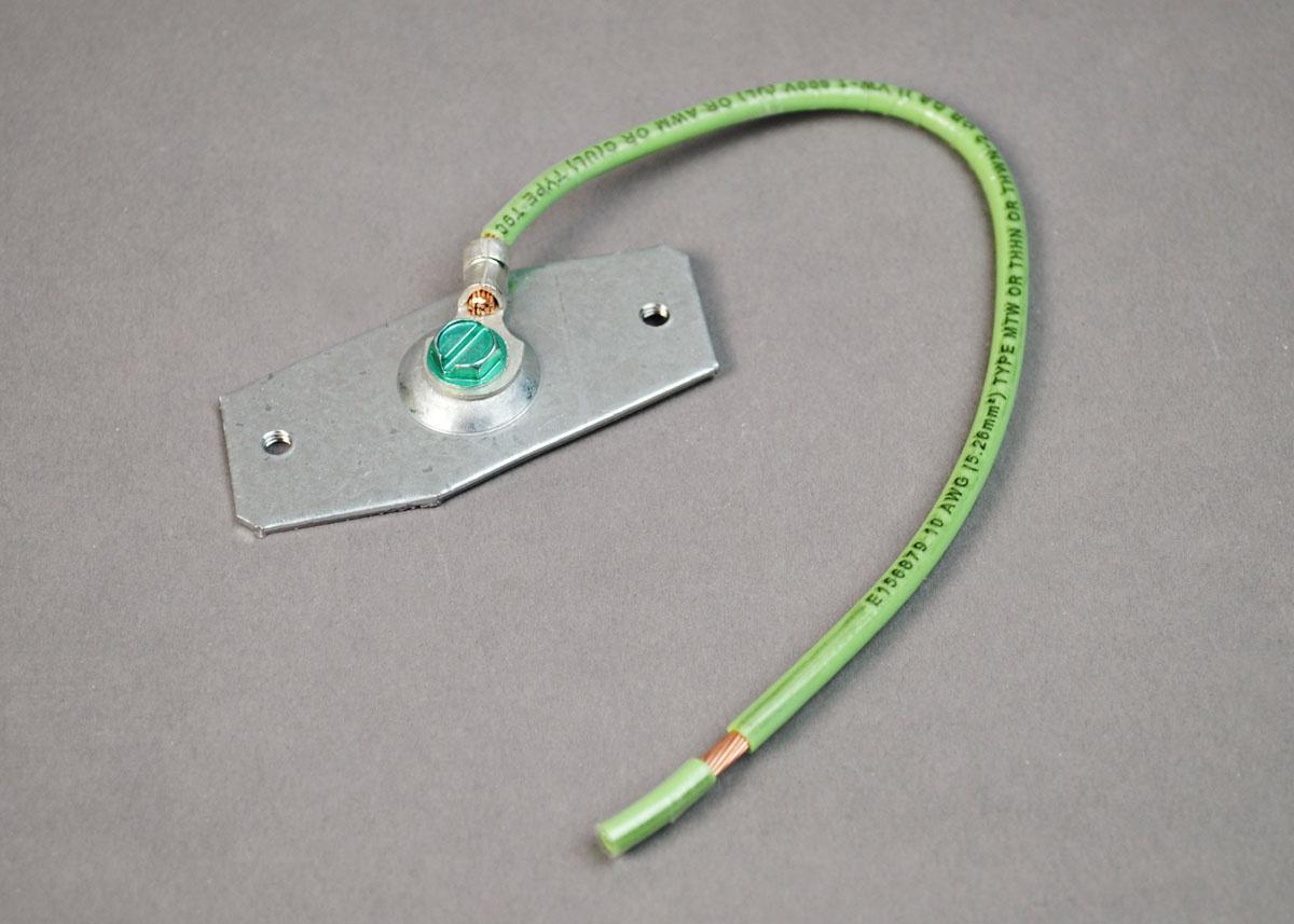 Wiremold® OFR9 Raceway Grounding Clip, For Use With OFR Series Overfloor Raceway System, Steel, Powder Coated
