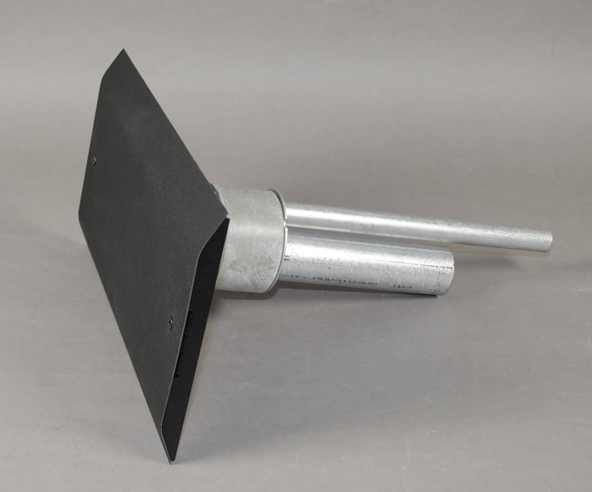 Wiremold® OFRPT3 Multi-Channel Poke-Thru Transition Fitting, For Use With OFR Overfloor 300 V AC Raceway System, 12.19 in x 7.06 in x 12.94 in OD x 12.19 in L, Steel, Black