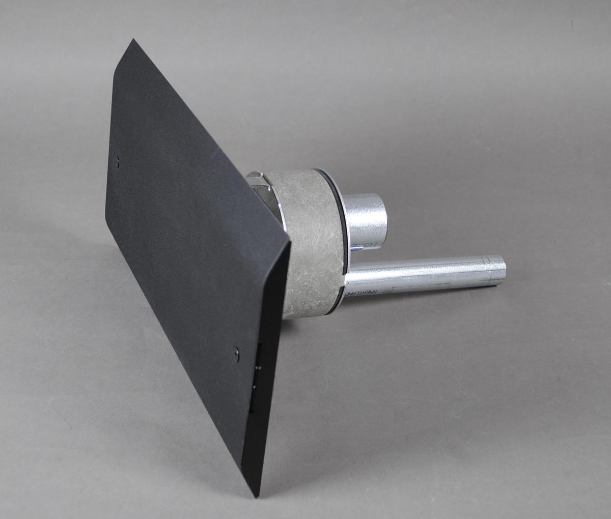 Wiremold® OFRPT4 Overfloor Poke Through Raceway Transition Fitting, 12.19 in L x 7.06 in W x 9.44 in H, For Use With OFR Series Overfloor Raceway System, Steel, Black