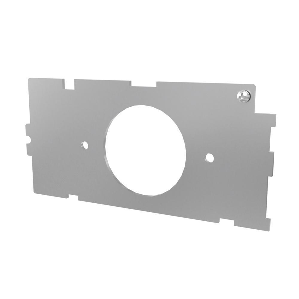 Wiremold® RFBAS2 Resource RFBA Series Single Device Plate, 1.59 in L
