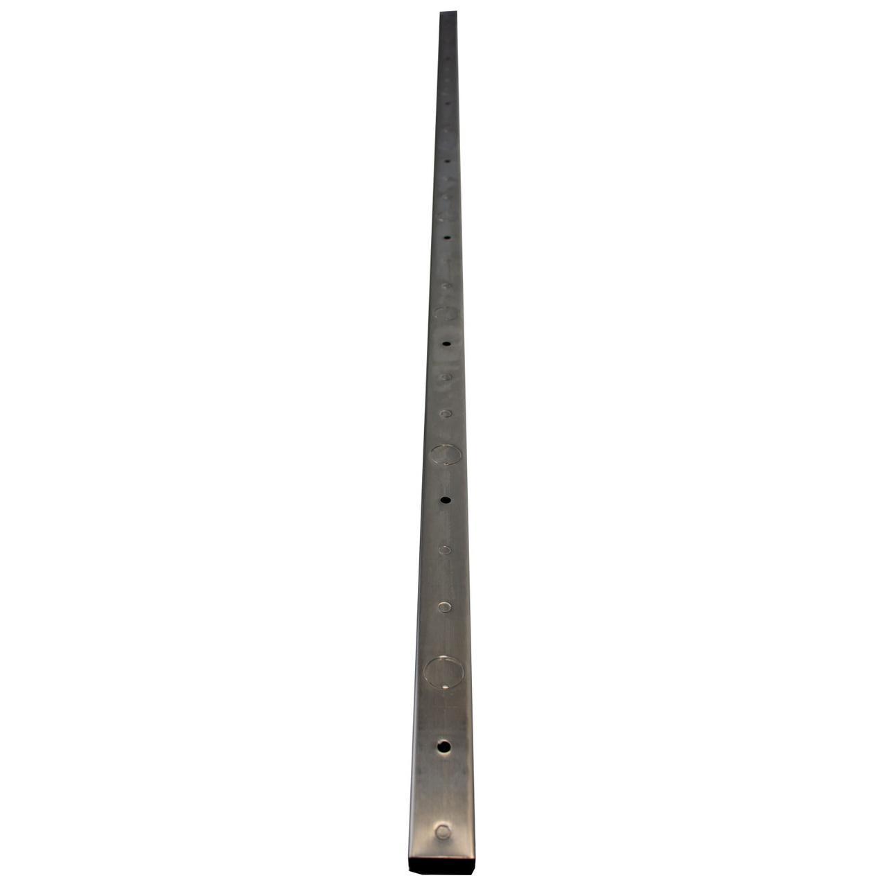 Wiremold® S2000BC 2000 Series Raceway Base and Cover, For Use With Plugmold® 2000 Series 15/20 A, 125 V AC Raceway Multi-Outlet Power System, Stainless Steel Base/Cover