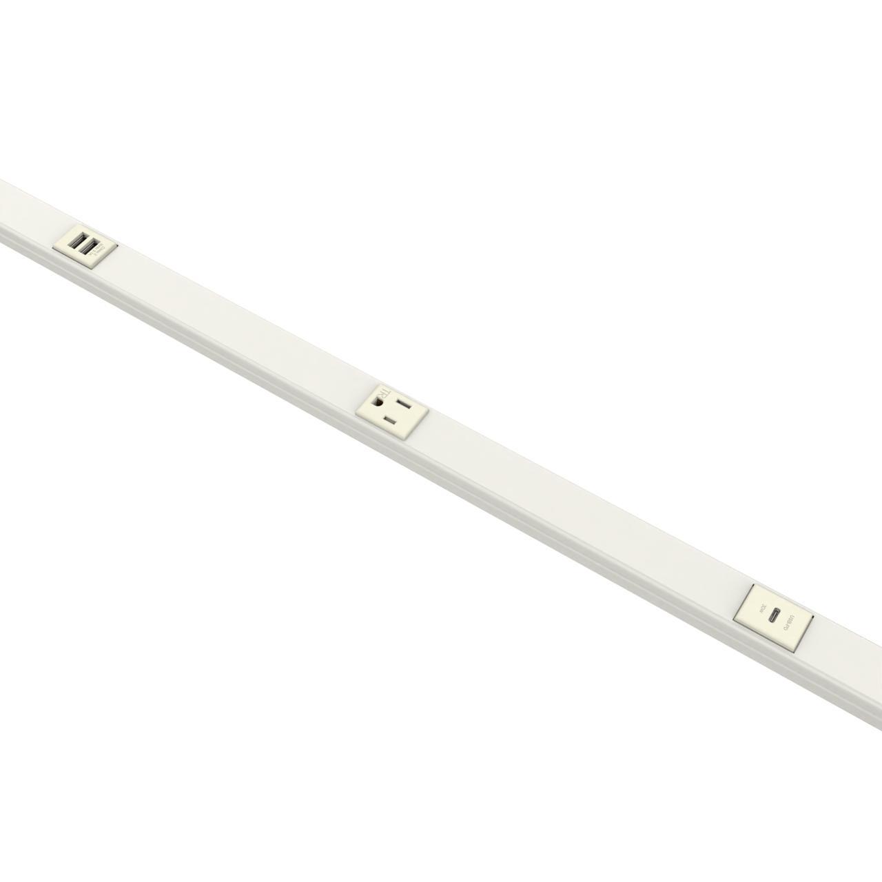 Wiremold® V20GB509TRUAC Plugmold, 125 V AC, 15 A, (3) Outlets, 5 ft L Cord