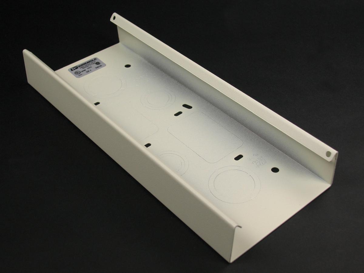 Wiremold® V4014A 4000 Wallbox Connector, For Use With 4000 Series Raceway, Steel, ScuffCoat™