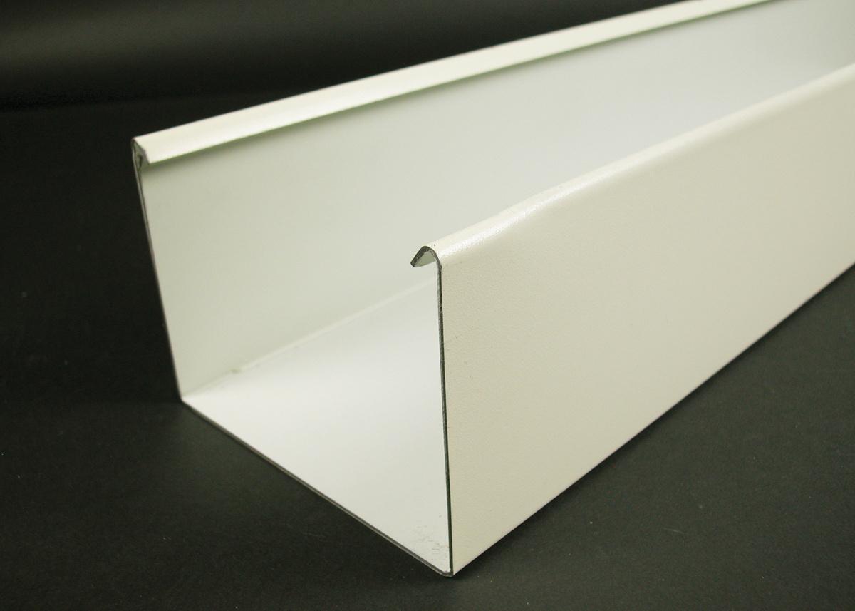 Wiremold® G6000B-10 Raceway Base, 10 ft L x 4-3/4 in W x 3-9/16 in H, Steel, Ivory/Gray