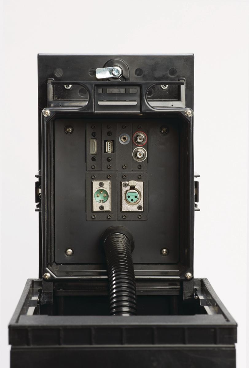Wiremold® XB814CLVBK Exterior Non-Metallic Box Cover Assembly, 14 in L x 8 in W x 7 in H, NEMA 4X/IP65