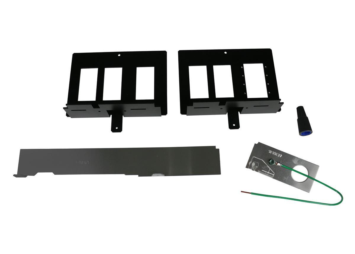 Wiremold® XCSAV Audio/Video Communication Kit, For Use With Outdoor Charging Station, Aluminum, Black
