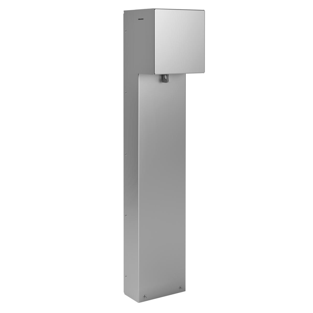Wiremold® XPP1G30C-SV 1-Gang Outdoor Power Pedestal, 15 to 60 A, NEMA 3R Enclosure