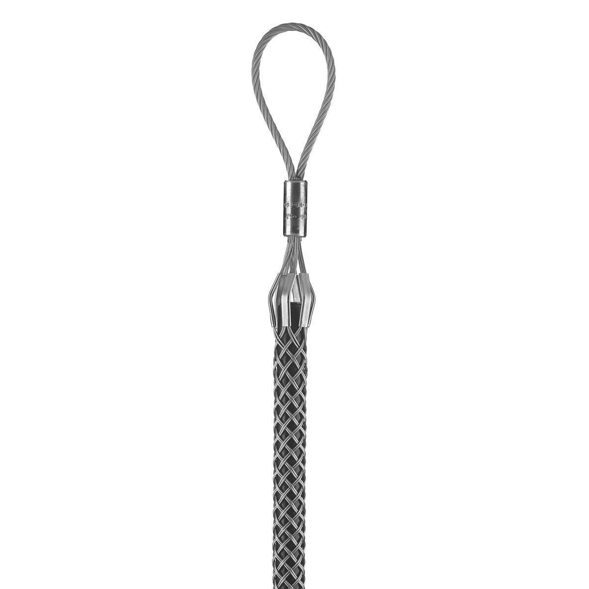 Hubbell Wiring Device-Kellems 033041087 Standard Type T Short Non-Mounted Pulling Grip, 2 to 2.49 in Dia Cable, 24 in L Mesh, 3700 lb Load, Galvanized Steel