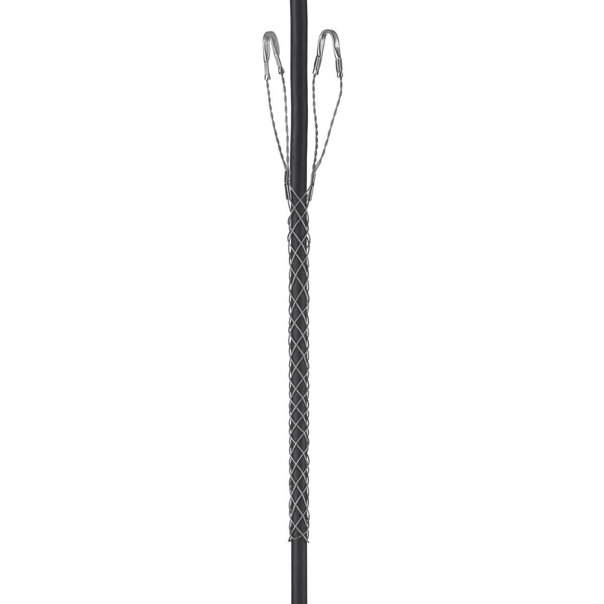 Hubbell Wiring Device-Kellems 02201005 Standard Duty Closed Mesh Double Eye Single Weave Support Grip, 1610 lb Breaking Strength, 1 to 1.24 in Cable, Bronze, TiN Coated