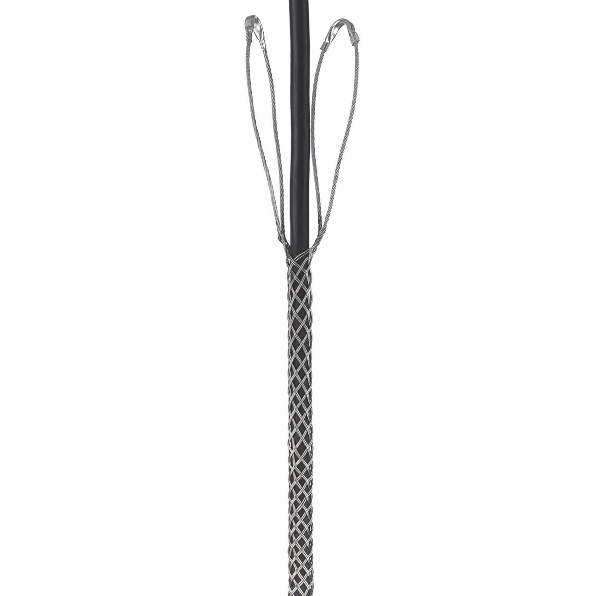Hubbell Wiring Device-Kellems 02206003 Heavy Duty Closed Mesh Double Eye Double Weave Support Grip, 4280 lb Breaking Strength, 1.25 to 1.49 in Cable, Bronze, TiN Coated